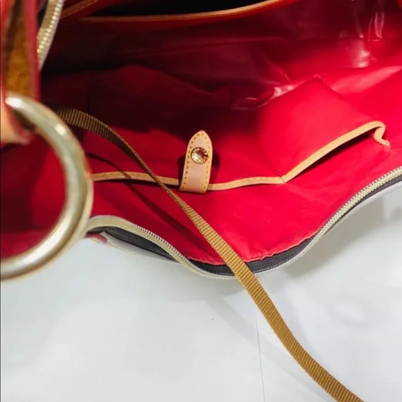 Dooney & Bourke Gray Pebble Leather Kimberly Crossbody Bag In Mint Cond Vintage - Picture 8 of 13